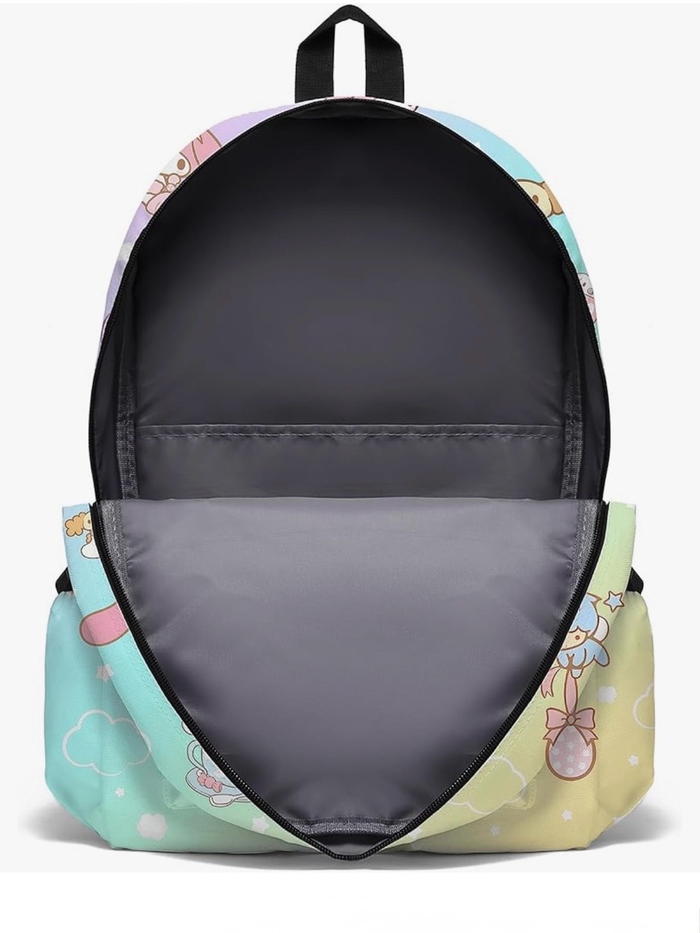 Pastel Cinnamoroll & Friends Kawaii Laptop/School Backpack HTF NEW 🐚🍋 MSRP $45 - Picture 4 of 4
